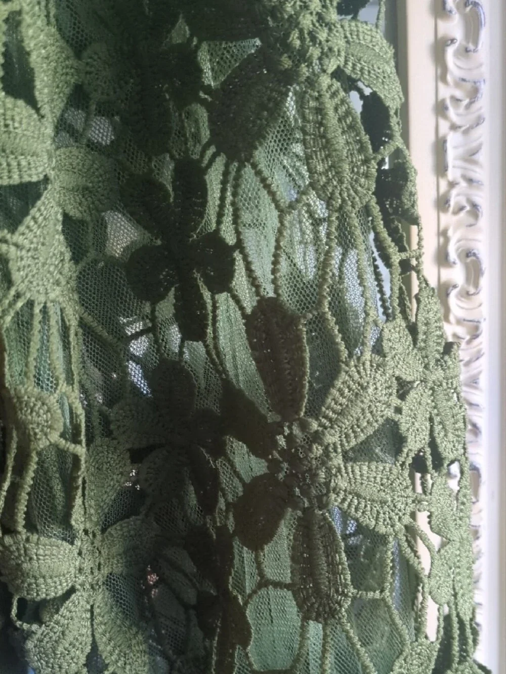 Sioni Olive Green Knit Top